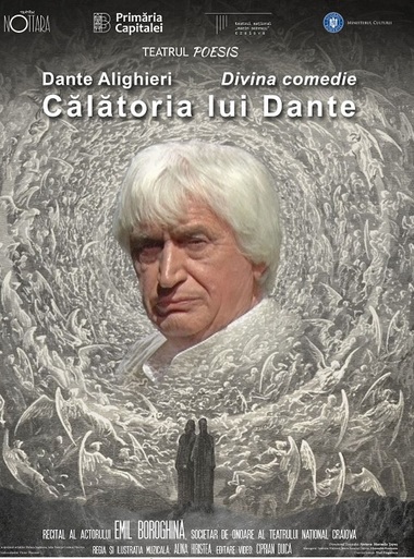 "Călătoria lui Dante", recital extraordinar al actorului Emil Boroghină pe scena Teatrului Nottara