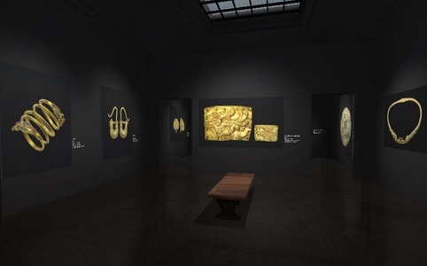 Obiecte din aur, argint şi metal descoperite între Prut şi Nistru, expuse virtual - FOTO