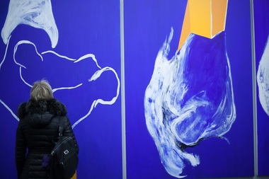 Anul expoziţional la MNAR debutează cu "Desene dintr-o axă îndepărtată", de Részegh Botond - FOTO