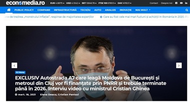 Economedia, site de business şi economie, lansat de G4Media