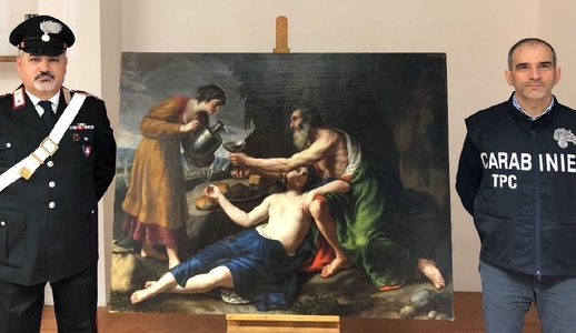 Un tablou de Poussin furat din Franţa de nazişti a fost regăsit în Italia