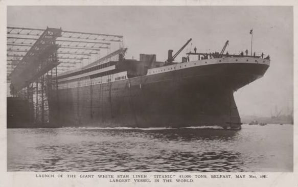 O carte poştală scrisă de operatorul radio al echipajului de pe Titanic ar putea fi vândută la licitaţie cu 15.000 de dolari