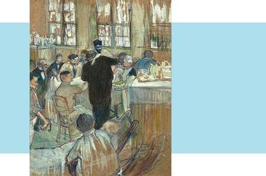 Un tablou rar de Toulouse-Lautrec, care pune în scenă un salon de spital parizian în 1891, va fi vândut în iunie la licitaţie
