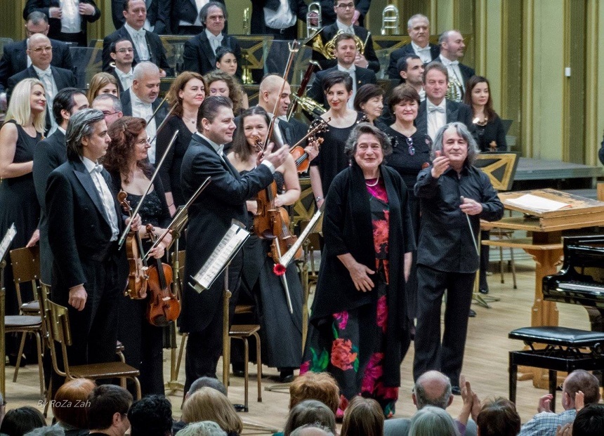 Pianista Elisabeth Leonskaja şi dirijorul Horia Andreescu, în stagiunea online a Filarmonicii „George Enescu”