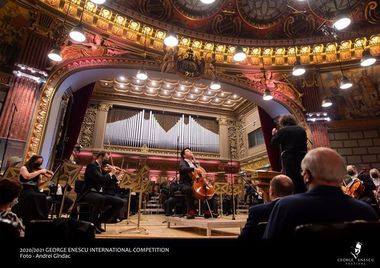 Jaemin Han din Coreea de Sud, marele câştigător al finalei de Violoncel la Concursul "Enescu" 2020/ 2021 - FOTO