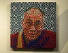 Lucrarea "Rubik Dalai-Lama" a artistului stradal Invader, în licitaţie la Paris