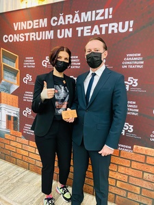 Premierul Florin Cîţu susţine construirea primului teatru ridicat de la zero din iniţiativă privată, Teatrul Griviţa 53
