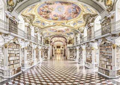 Admont, cea mai mare bibliotecă monastică din lume, vizitată într-un tur virtual gratuit