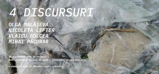 Spectacolul experimental „4 Discursuri”, care sondează efectele perioadei de pandemie, premieră la Teatrelli