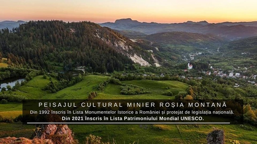 Roşia Montană în UNESCO - Ministrul Culturii: Sunt încântat că o muncă de 19 ani este răsplătită