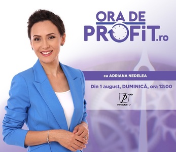 Ministrul Claudiu Năsui, primul invitat al emisiunii economice „Ora de Profit.Ro” prezentate de Adriana Nedelea la Prima TV