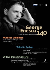 George Enescu, omagiat prin 22 de evenimente culturale la Stockholm