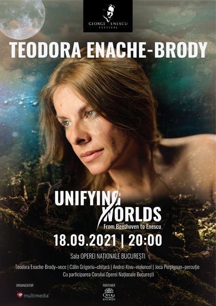 Concert extraordinar Teodora Enache-Brody, cu versiunile vocale ale Rapsodiilor lui Enescu, în seria Bucureşti Creativ a Festivalului „Enescu”