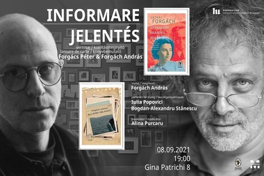 Cunoscutul scriitor şi dramaturg András Forgách va lansa la Bucureşti volumul "Dosarele mamei mele"