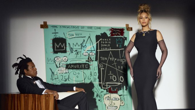Reclama pentru Tiffany cu Beyoncé şi Jay-Z, criticată de prieteni ai artistului Basquiat 
