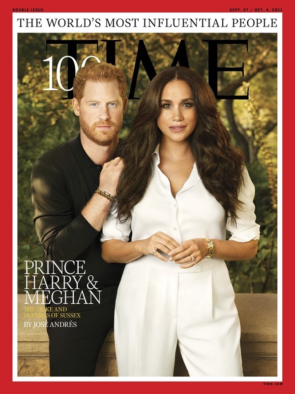 Harry şi Meghan, între cele mai influente 100 de persoane în 2021, potrivit Time