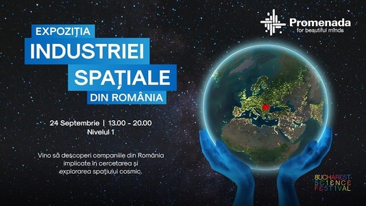 Expoziţie dedicată contribuţiei României la industria aerospaţială europeană, la Bucharest Science Festival