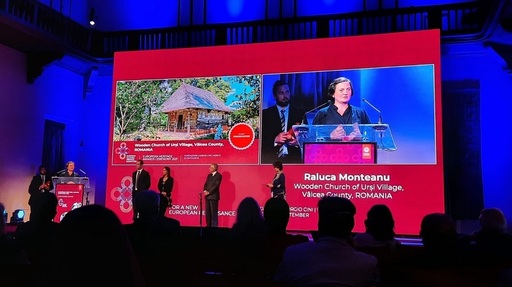 Restaurarea bisericii de lemn din Urşi, trei trofee la Premiile Europene pentru Patrimoniu 