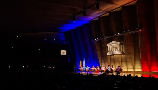 O sută de ambasadori şi diplomaţi, prezenţi la concertul de la Paris ce a marcat 65 de ani de la aderarea României la UNESCO
