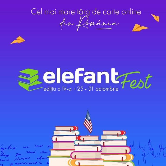 Ediţia a patra a târgului de carte online elefantFest va avea loc în perioada 25-31 octombrie