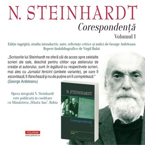 Volumul 20 din seria de autor N. Steinhardt, „Corespondenţă. Volumul I”, în librării