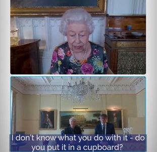 Regina Elizabeth a II-a a Marii Britanii apare într-un nou videoclip la câteva zile după spitalizare 