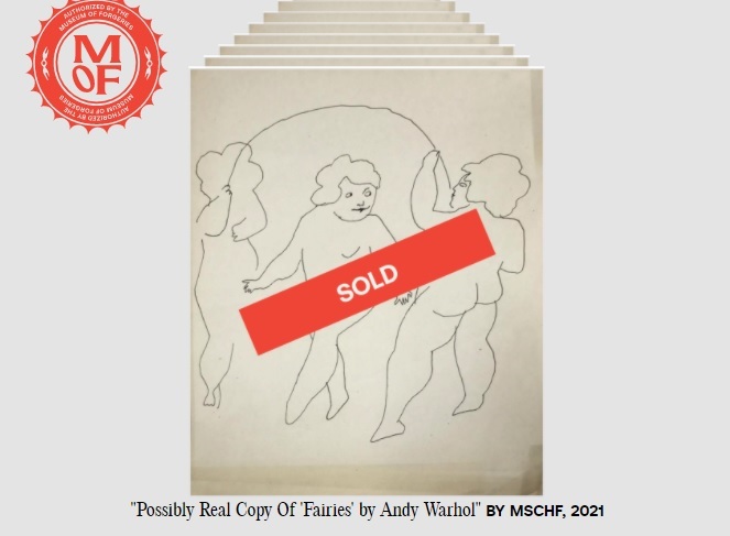 Un colectiv newyorkez a vândut o mie de desene de Warhol, dintre care doar unul autentic