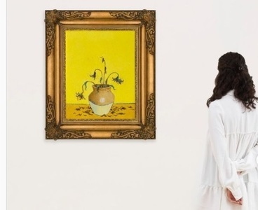 „Sunflowers from Petrol Station”, un Banksy inspirat de Van Gogh, a fost vândut la Christie's pentru 14,5 milioane de dolari