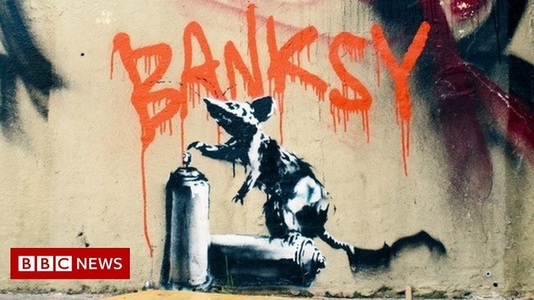 Actorul Christopher Walken a distrus o lucrare a lui Banksy pe platoul de filmare de la serialul „The Outlaws”