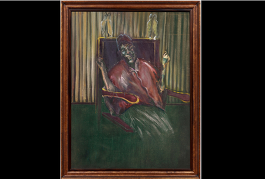 Pictura „Pope with Owls”, semnată Francis Bacon, vândută sub estimarea făcută de specialişti