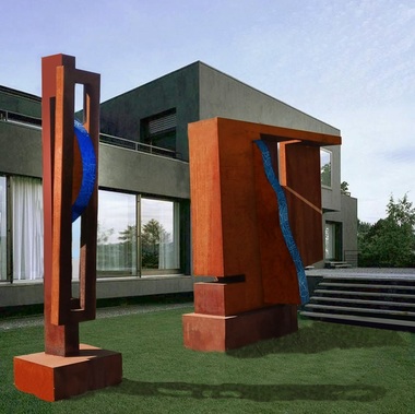Primele sculpturi contemporane de for public, amplasate la Sibiu după 1989 - FOTO