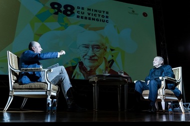 Victor Rebengiuc, la Garantat 100%: „Nu mă lăuda, domnule! S-ar putea să îmi faci rău"