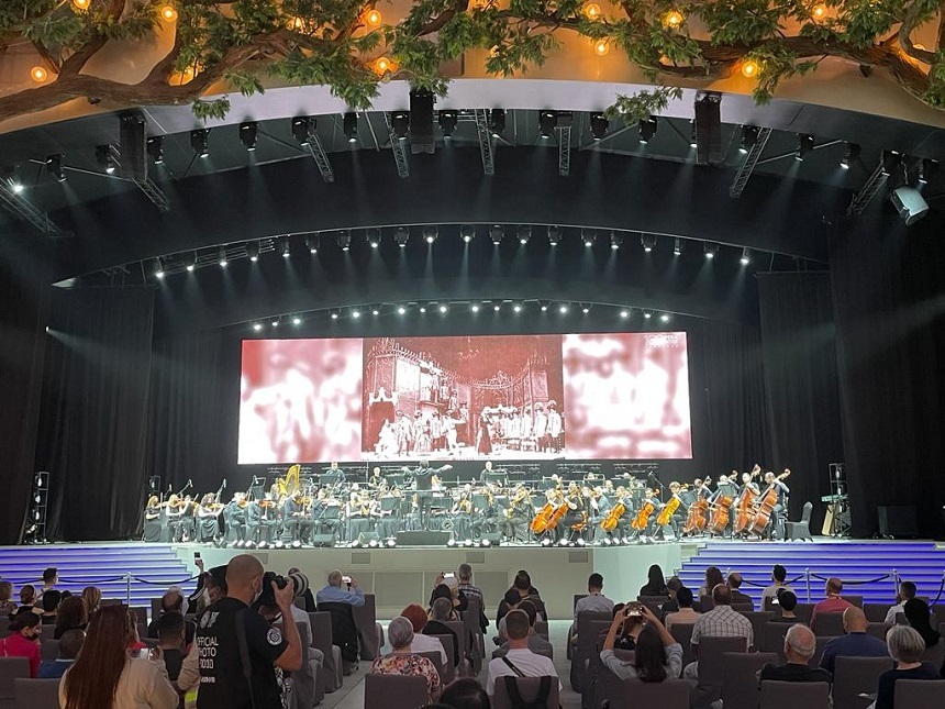 Orchestra Operei Naţionale Bucureşti, dirijată de Daniel Jinga, a încântat publicul prezent la Expo 2020 Dubai - VIDEO