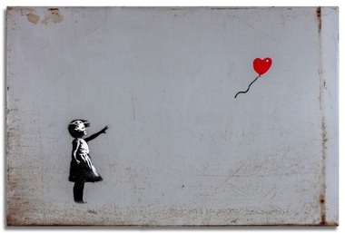 Cântăreţul britanic Robbie Williams vinde trei lucrări de Banksy pentru suma de 10 milioane de lire sterline - FOTO