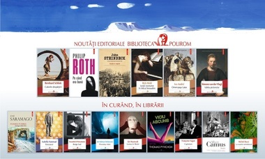 Romane de John Steinbeck, Philip Roth, José Saramago şi Françoise Sagan, noi traduceri în colecţiile Polirom
