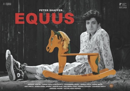 Spectacolul „Equus”, în direcţia de scenă a lui Victor Ioan Frunză, se joacă la Teatrul „Stela Popescu” pe 25 şi 26 februarie