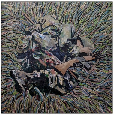 „Război şi pace”, o expoziţie la Arbor.art.room a artistului basarabean Daniel Cauia - FOTO