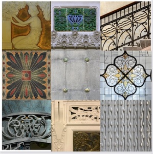 Prima expoziţie itinerantă dedicată stilului Art Nouveau din România va fi organizată de INP la Castelul Pelişor de la Sinaia