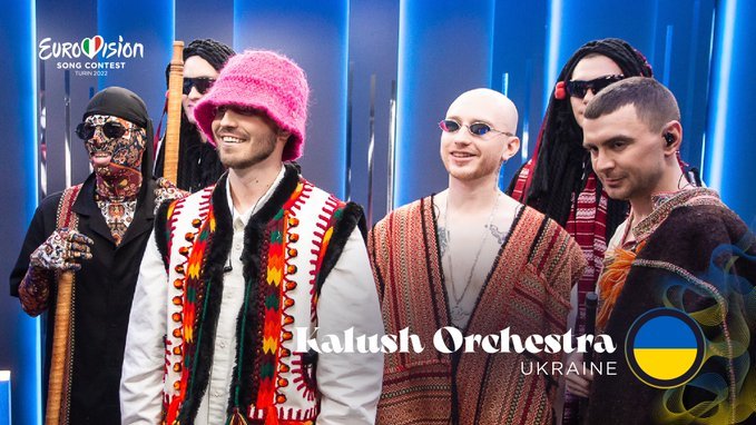 Orchestra Kalush, care va reprezenta Ucraina la Eurovision 2022, favorita caselor de pariuri