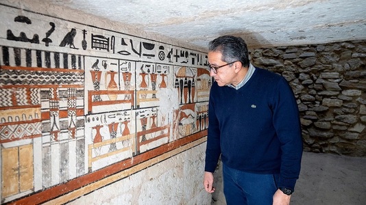 Egipt - Cinci morminte de faraon prezentate la Saqqara