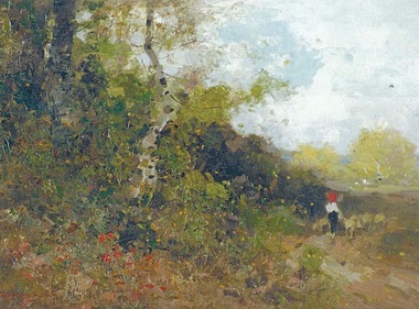Tabloul „Primăvară la Câmpina” de Nicolae Grigorescu, adjudecat la 95.000 de euro 