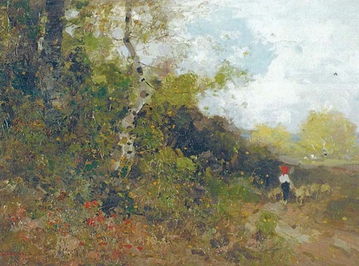Tabloul „Primăvară la Câmpina” de Nicolae Grigorescu, adjudecat la 95.000 de euro 