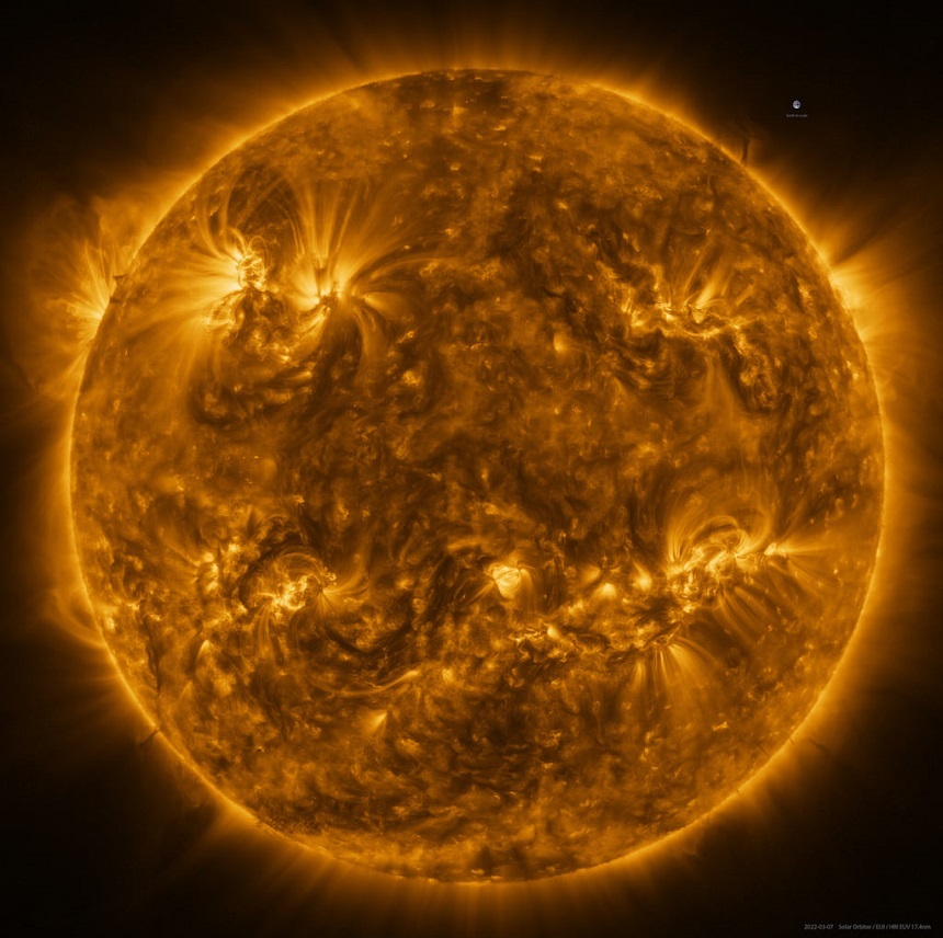 Cele mai detaliate imagini ale Soarelui, la o rezoluţie fără precedent, transmise de Sonda Solar Orbiter