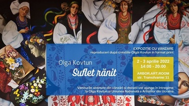 Galeria Arbor.art.room găzduieşte o expoziţie de artă cu vânzare, în sprijinul artiştilor ucraineni - FOTO