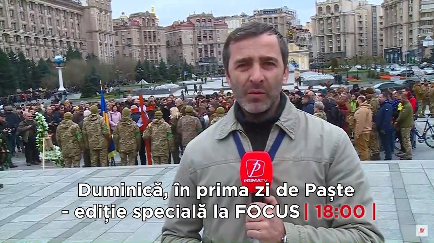 Focus 18 de la Prima TV, într-o ediţie specială transmisă în duplex Bucureşti-Kiev