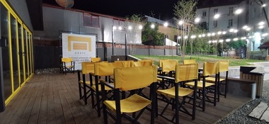 Curtea interioară a UNATC a fost transformată în hub cultural 