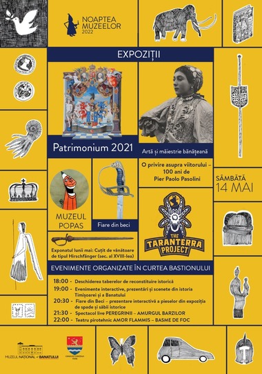 Timişoara: Reconstituiri istorice, teatru pirotehnic şi concerte, la Noaptea Muzeelor