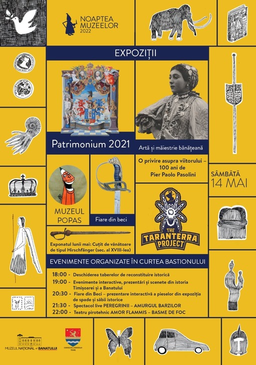 Timişoara: Reconstituiri istorice, teatru pirotehnic şi concerte, la Noaptea Muzeelor