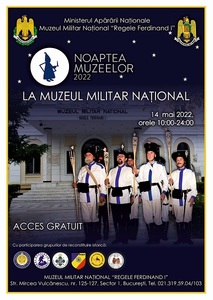Noaptea Muzeelor - Muzeul Militar Naţional prezintă două expoziţii temporare şi reconstituiri istorico-militare