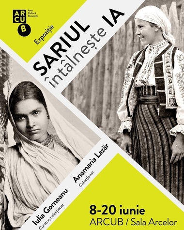 Veşminte de la începuturile lumii în expoziţia „Sariul întâlneşte ia” de la ARCUB 
